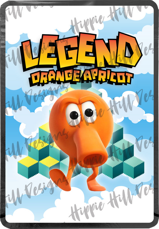 Legend Orange Apricot V2. custom printed mylar bag