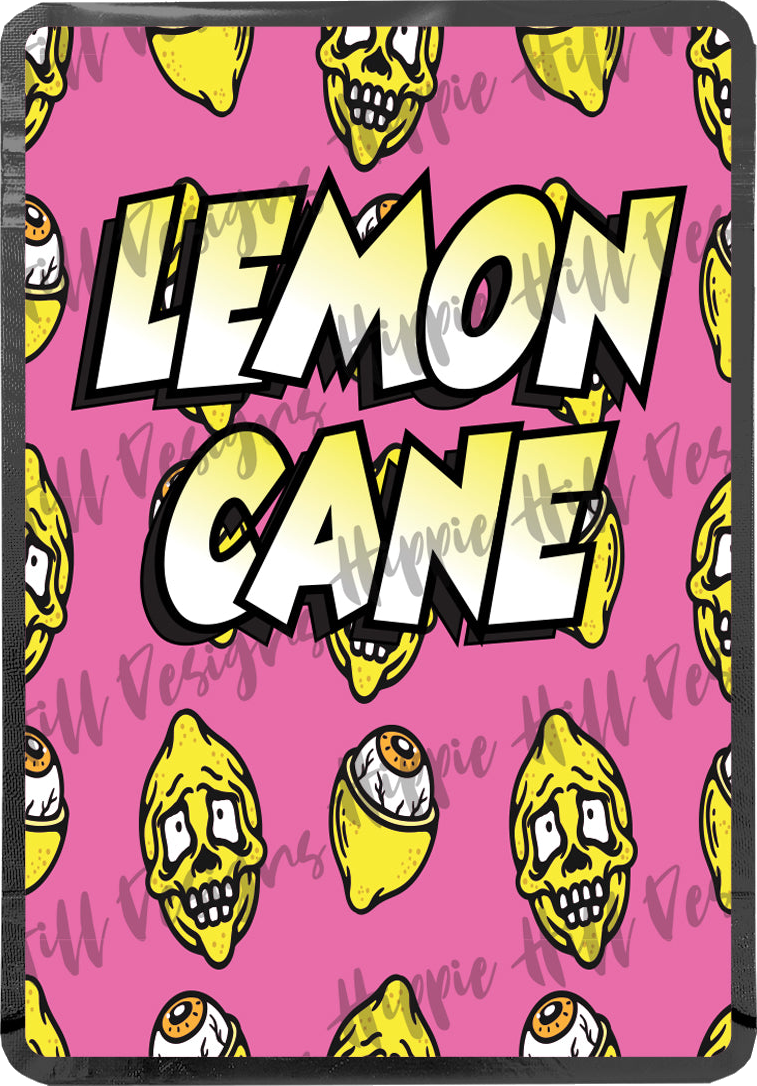 Lemon Cane custom printed mylar bag