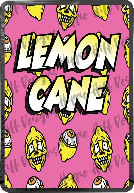 Lemon Cane custom printed mylar bag