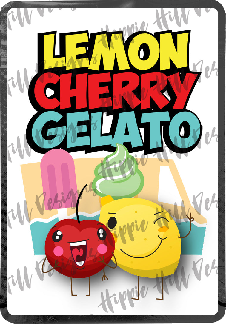 Lemon Cherry Gelato custom printed mylar bag