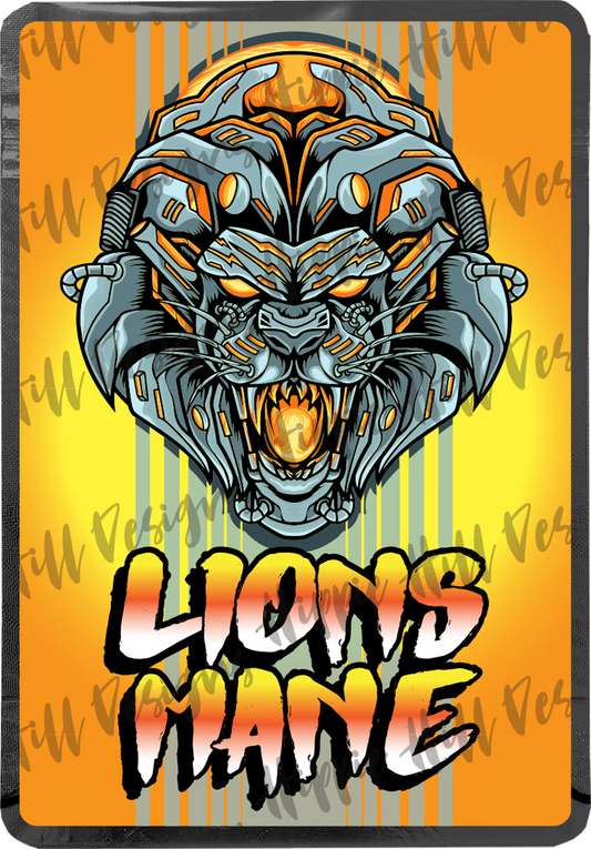 Lions Mane custom printed mylar bag