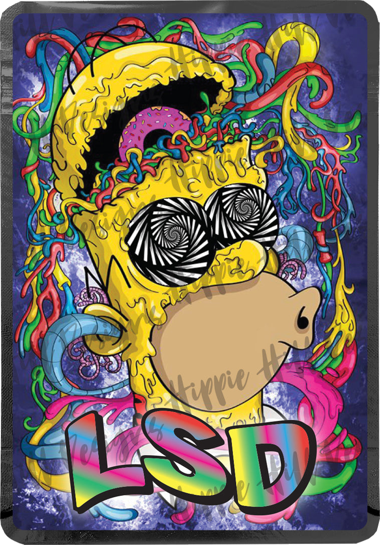 LSD custom printed mylar bag