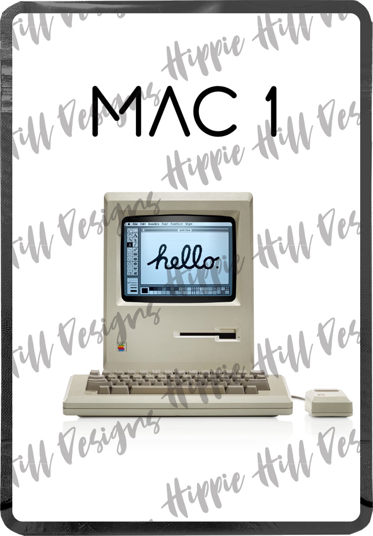 Mac 1 custom printed mylar bag