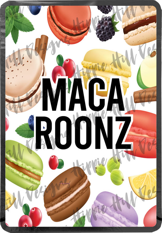 Macaroonz custom printed mylar bag