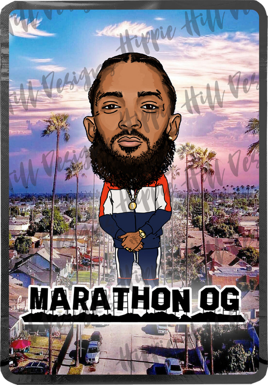 Marathon OG custom printed mylar bag