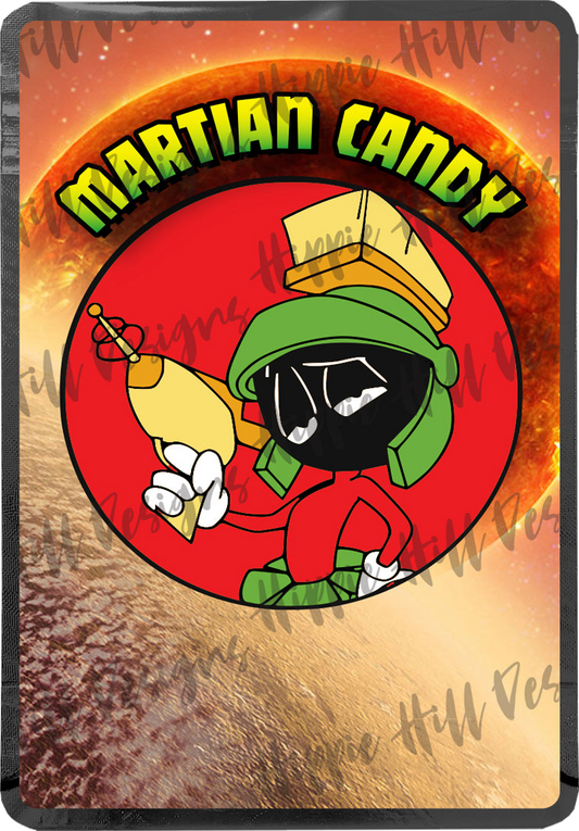 Martian Candy custom printed mylar bag