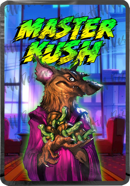 Master Kush custom printed mylar bag
