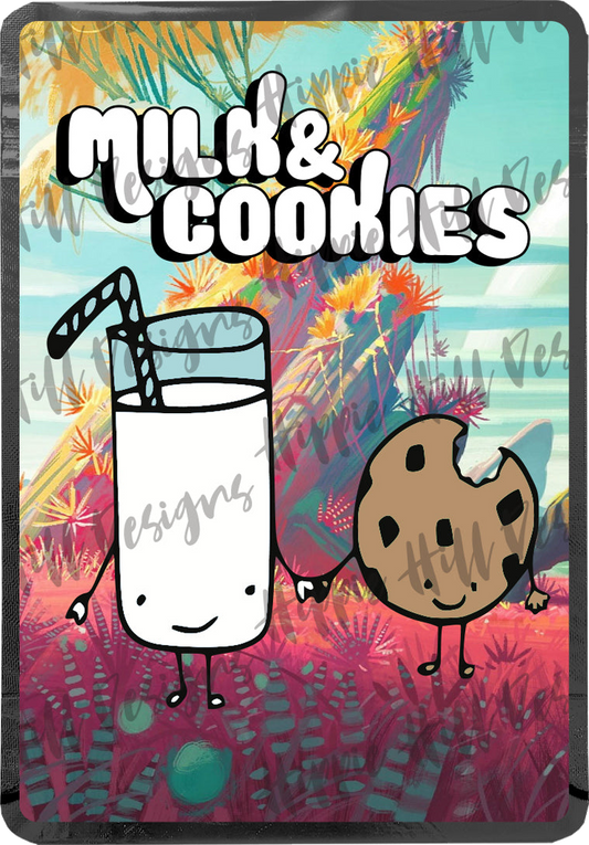 Milk Cookies custom printed mylar bag