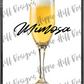 Mimosa custom printed mylar bag