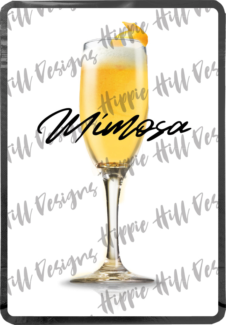 Mimosa custom printed mylar bag