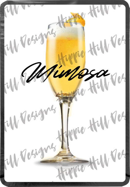 Mimosa custom printed mylar bag