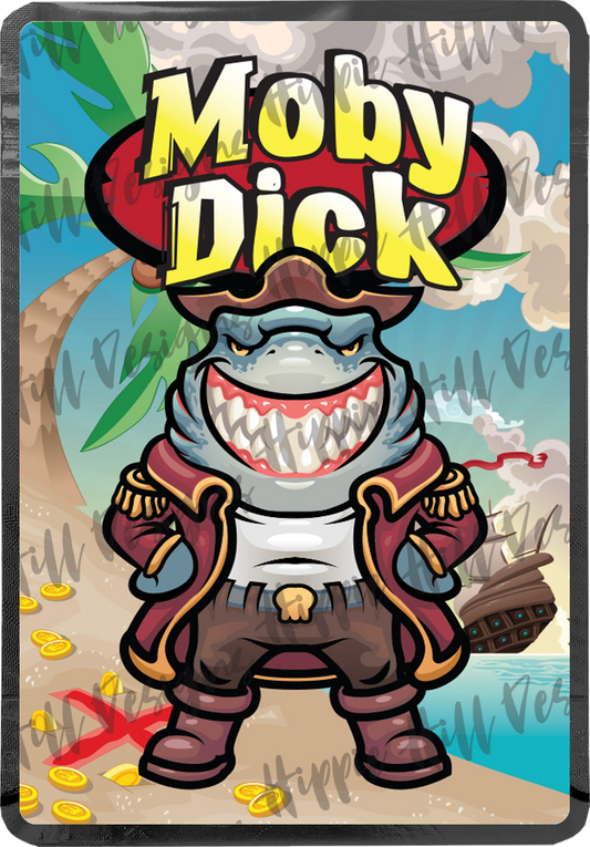 Moby Dick custom printed mylar bag