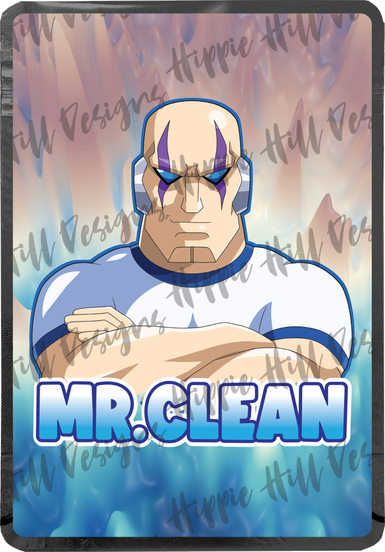 Mr Clean custom printed mylar bag