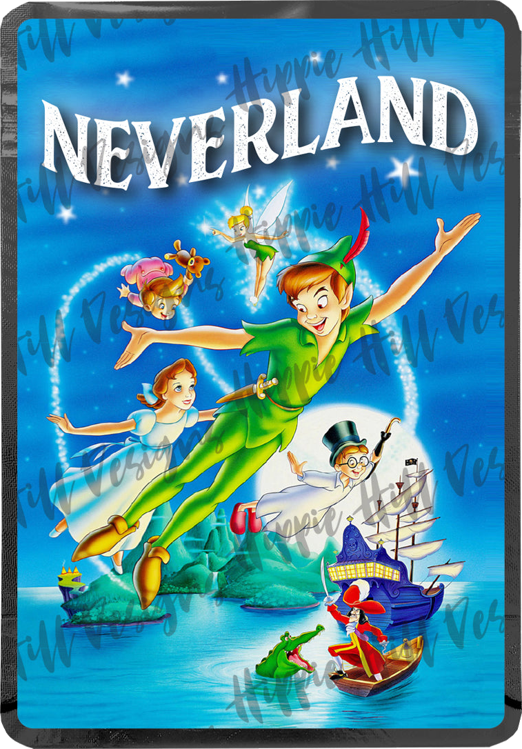 Neverland custom printed mylar bag