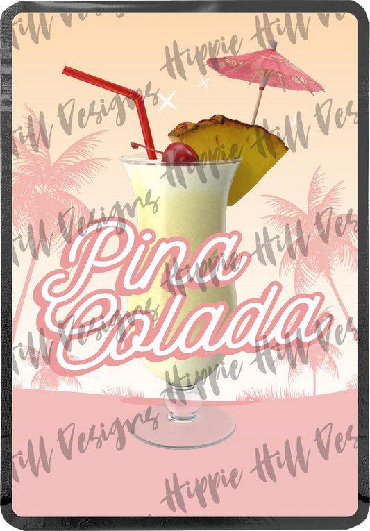 Pina Colada custom printed mylar bag