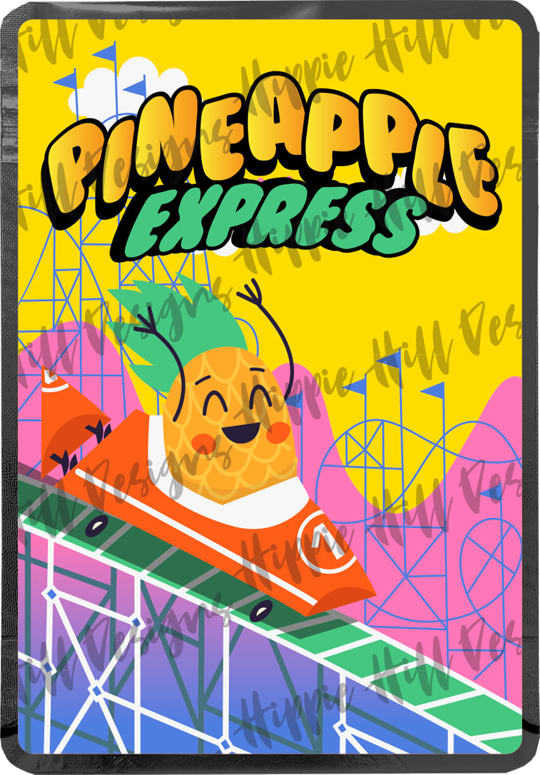 Pineapple Express custom printed mylar bag