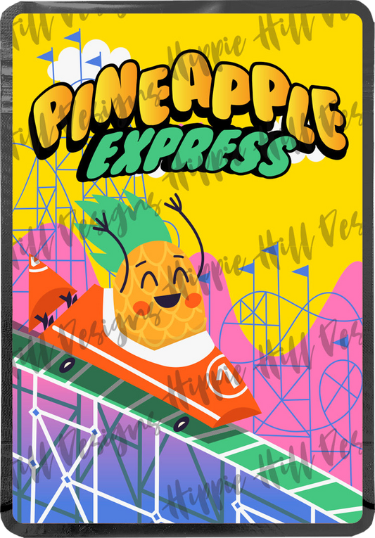 Pineapple Express custom printed mylar bag