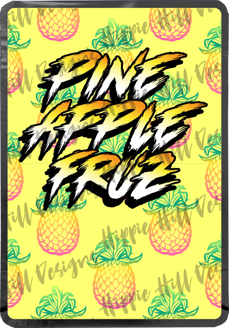 Pineapple Fruz custom printed mylar bag