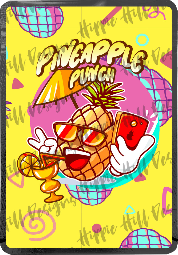 Pineapple Punch custom printed mylar bag