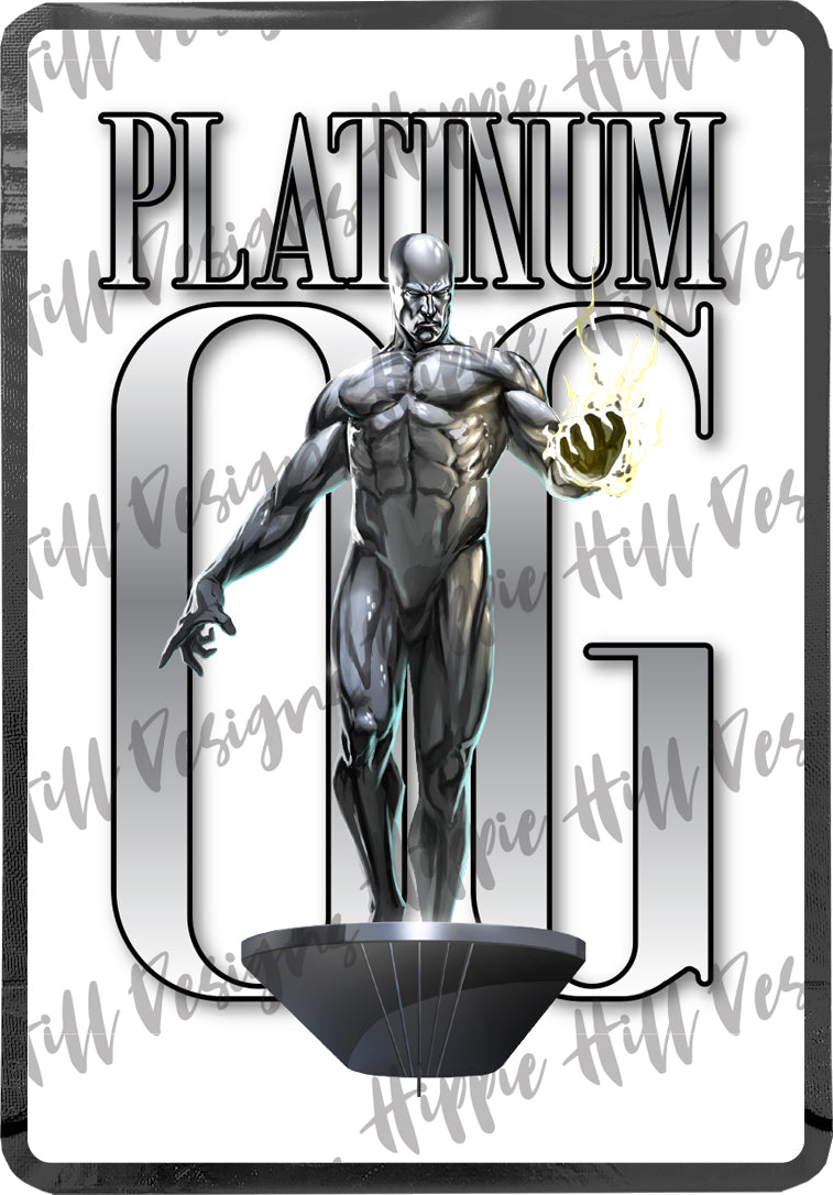Platinum OG - Surfer custom printed mylar bag