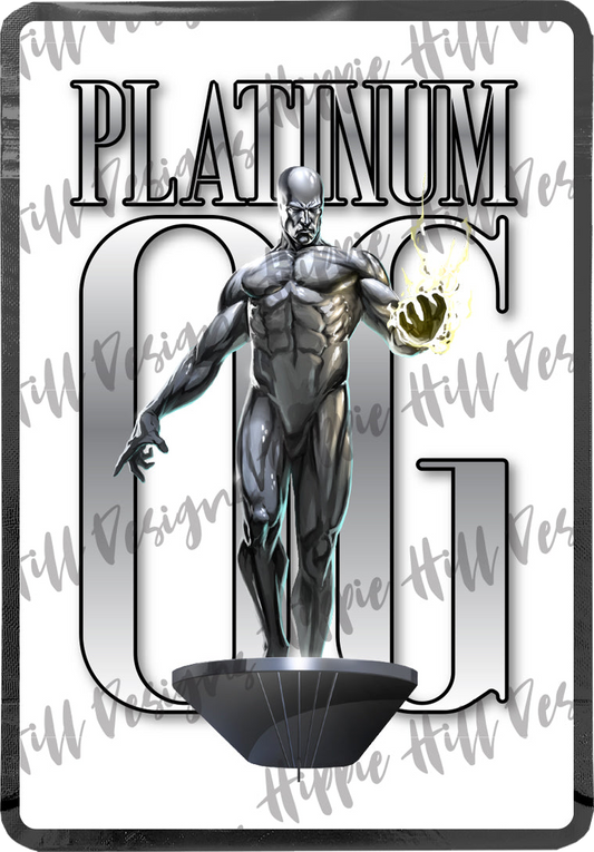 Platinum OG - Surfer custom printed mylar bag
