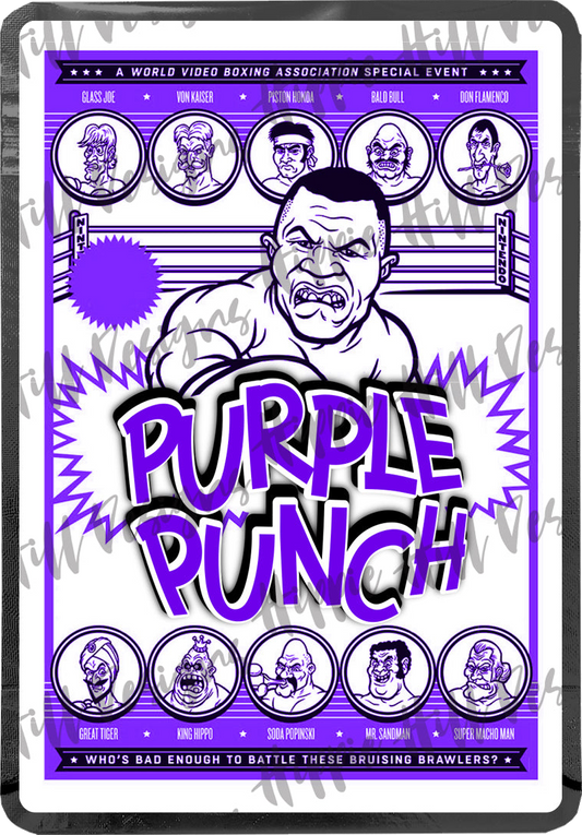 Purple Punch - Flyer custom printed mylar bag