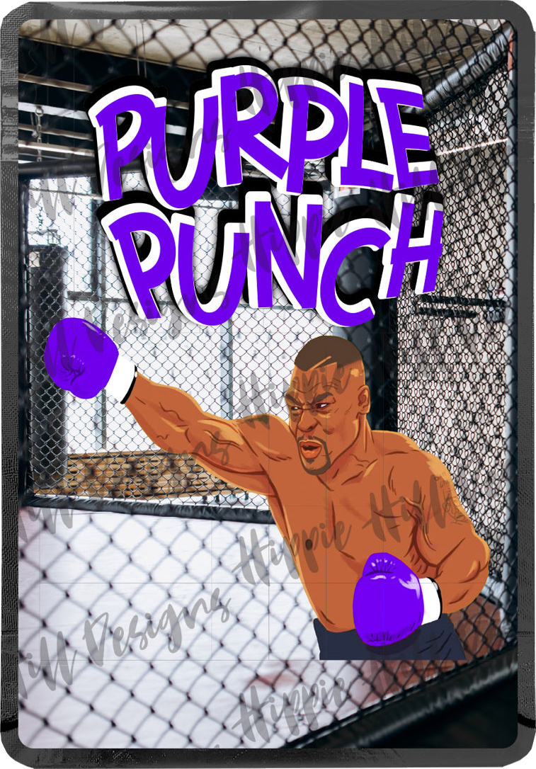 Purple Punch - Gym custom printed mylar bag