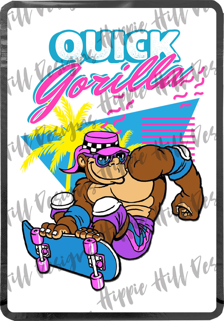Quick Gorilla custom printed mylar bag