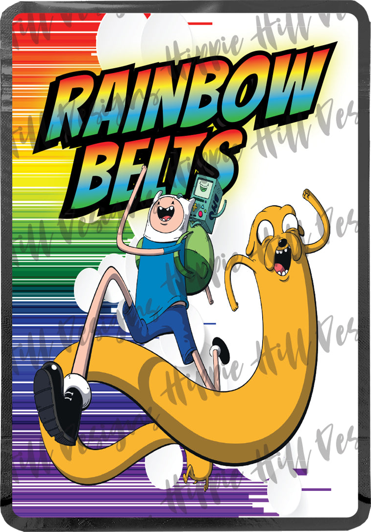 Rainbow Belts custom printed mylar bag