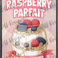 Raspberry Parfait custom printed mylar bag