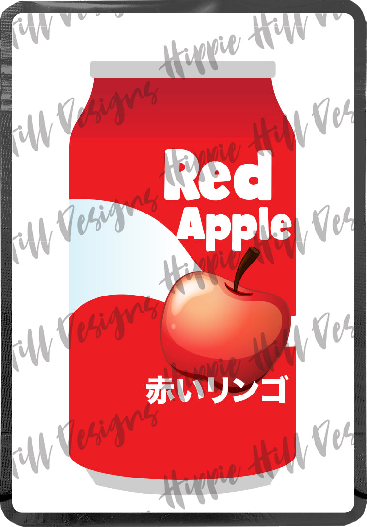 Red Apple Soda custom printed mylar bag