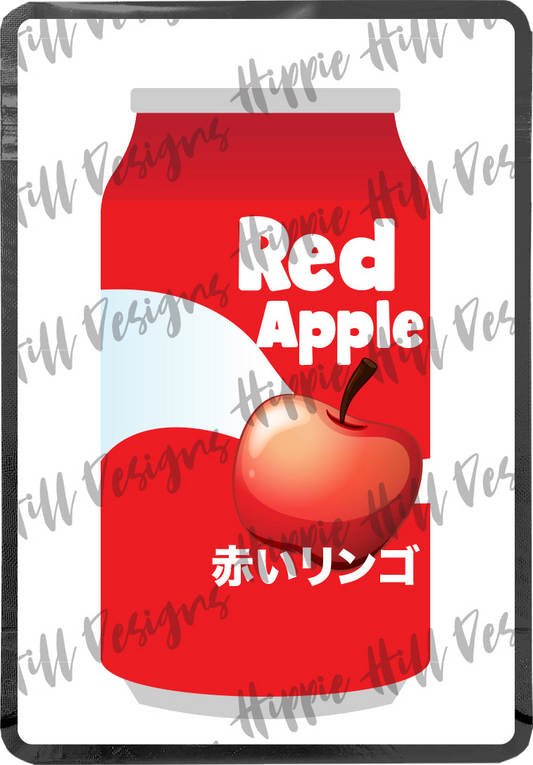 Red Apple Soda custom printed mylar bag
