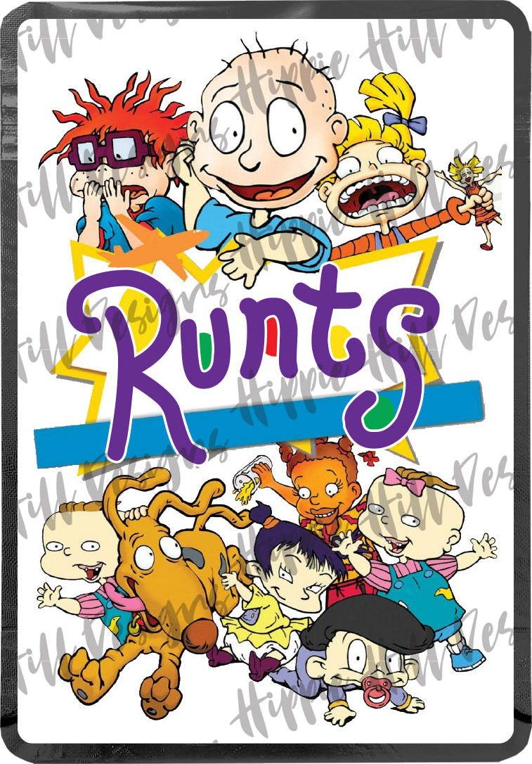 Runts V2. custom printed mylar bag