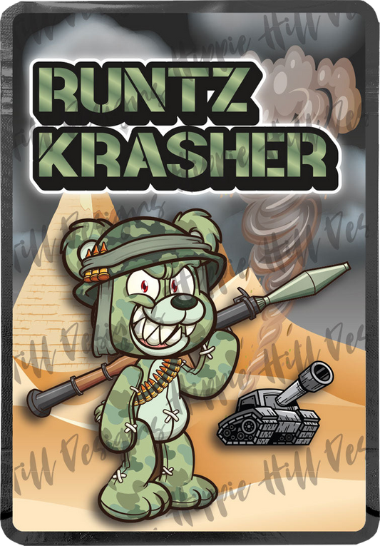 Runtz Krasher custom printed mylar bag