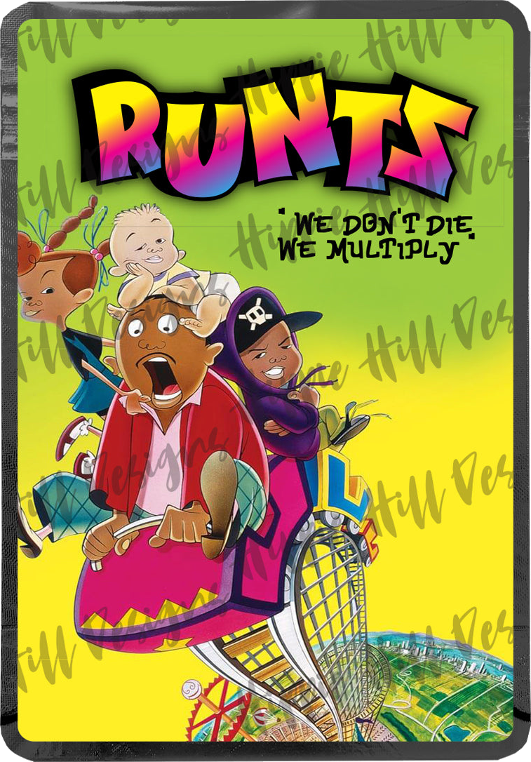 Runts custom printed mylar bag