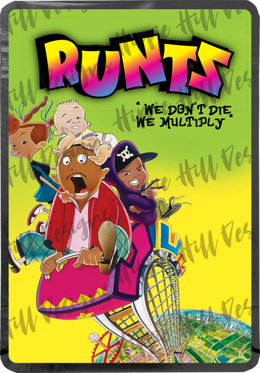 Runts custom printed mylar bag