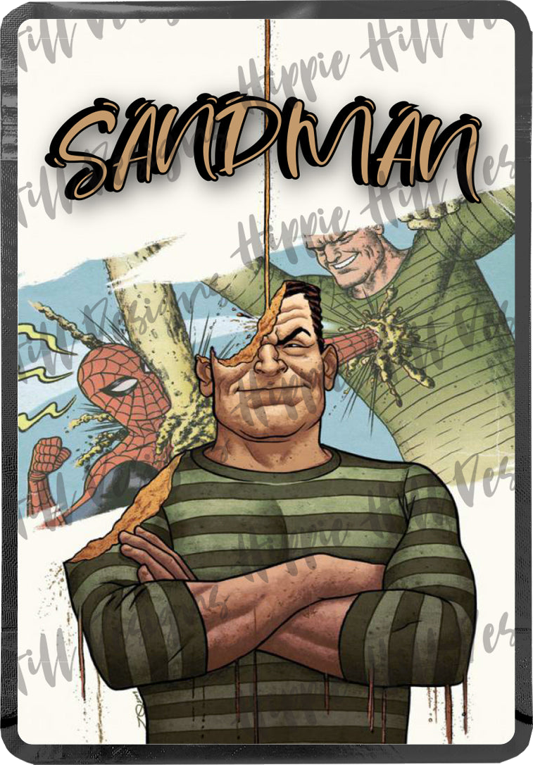 Sandman custom printed mylar bag