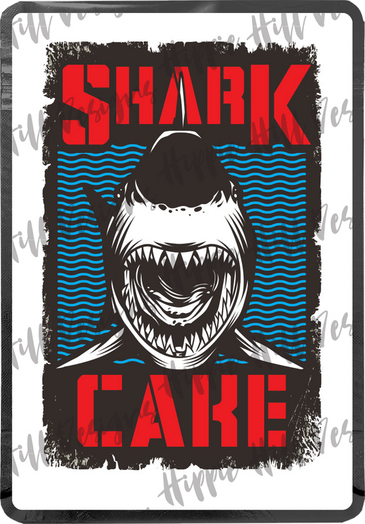 Shark Cake custom printed mylar bag