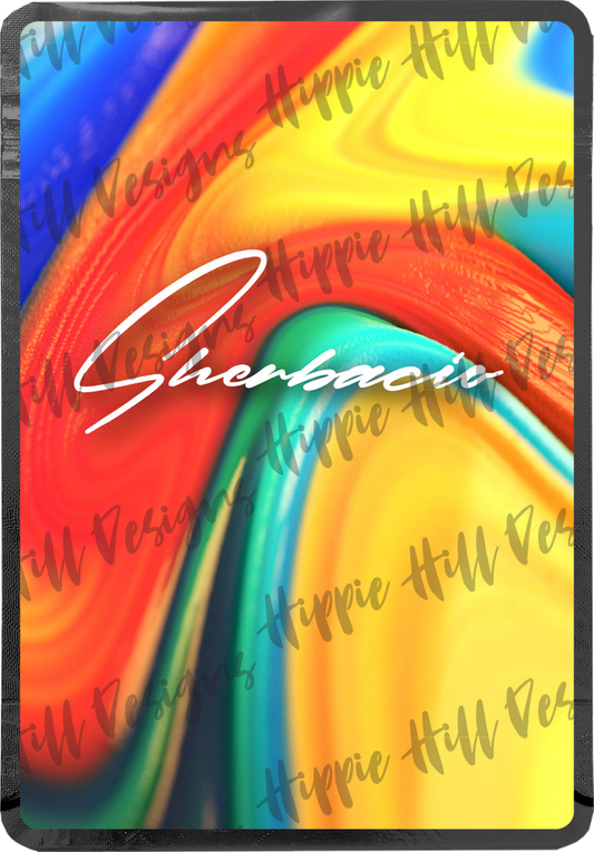 Sherbacio custom printed mylar bag