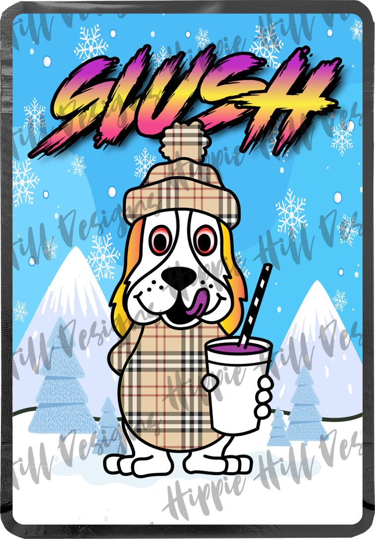 Slush custom printed mylar bag