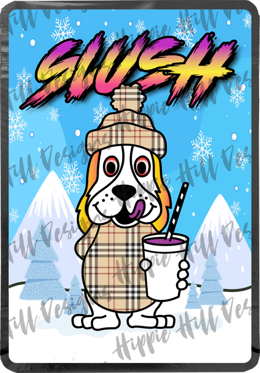 Slush custom printed mylar bag