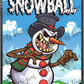 Snowball custom printed mylar bag