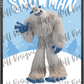 Snowman V3. custom printed mylar bag