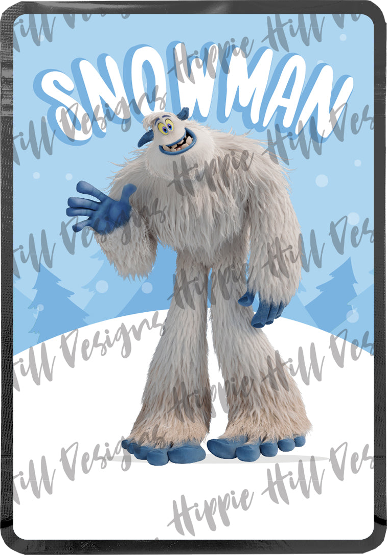 Snowman V3. custom printed mylar bag
