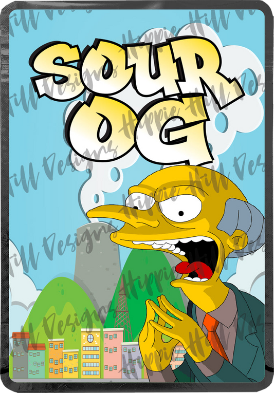 Sour OG custom printed mylar bag