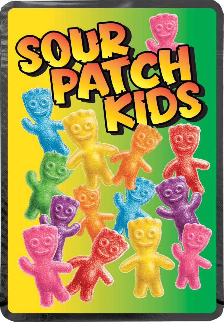 Sour Patch Kids custom printed mylar bag