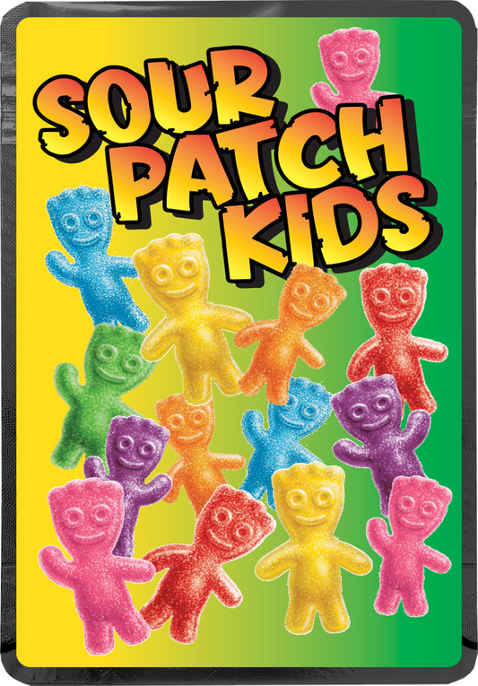 Sour Patch Kids custom printed mylar bag