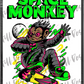 Space Monkey custom printed mylar bag