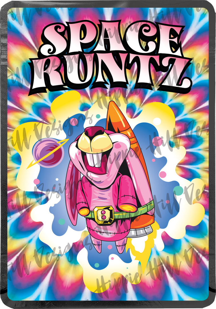Space Runts V2 custom printed mylar bag