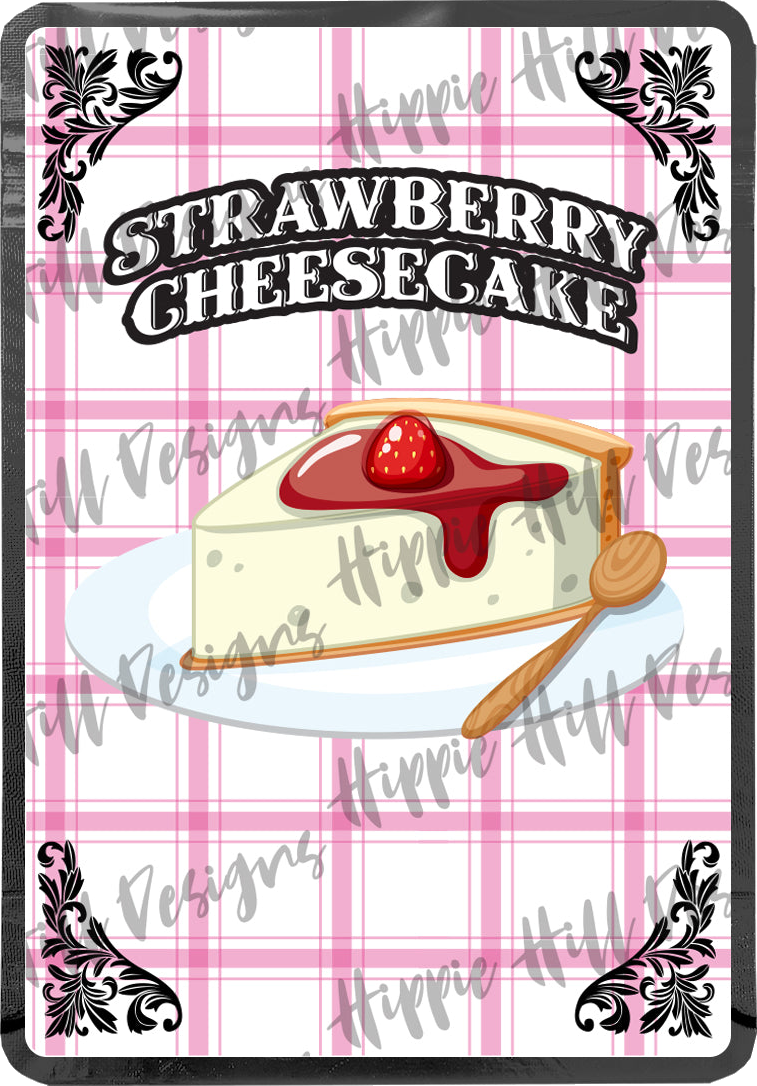 Strawberry Cheesecake custom printed mylar bag